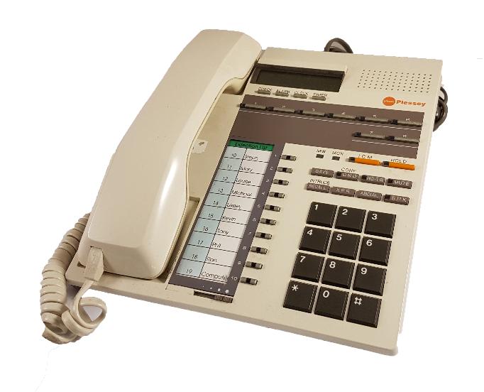 GPT/Plessey PKS2-P8TXP Executive Telephone White